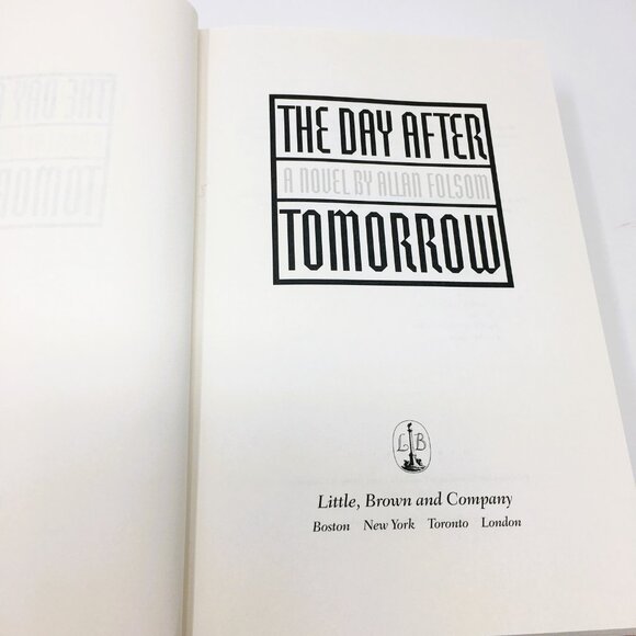 The Day After Tomorrow A Novel by Allan Folsom Hardback Hardbound Book - Picture 5 of 14